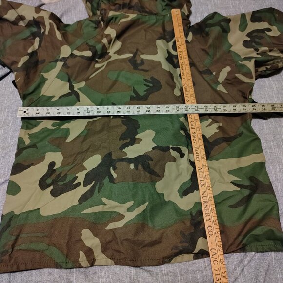 USGi Woodland Camo Parka Jacket Gen 1 Cold Weather ECWCS Mens Large Short - Picture 11 of 14